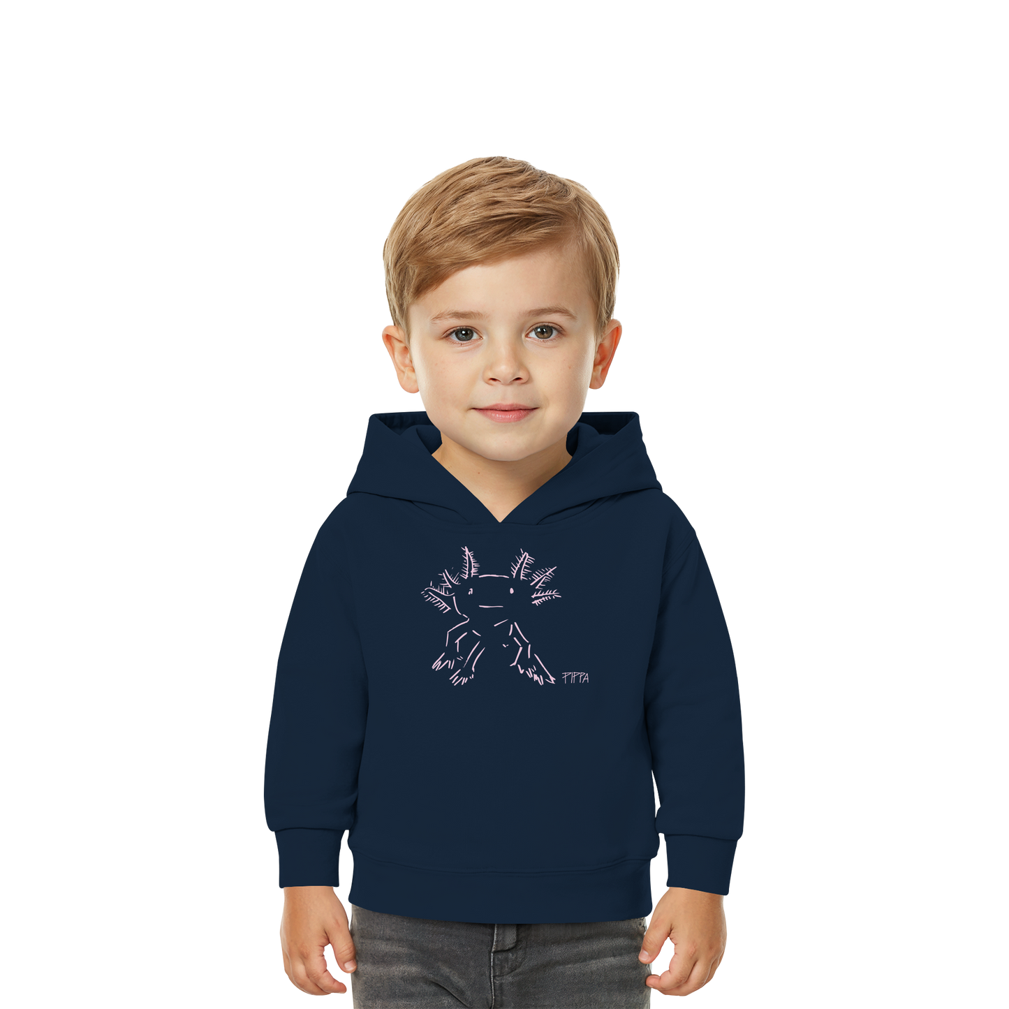 happy Axolotl - Baby Organic Hoodie