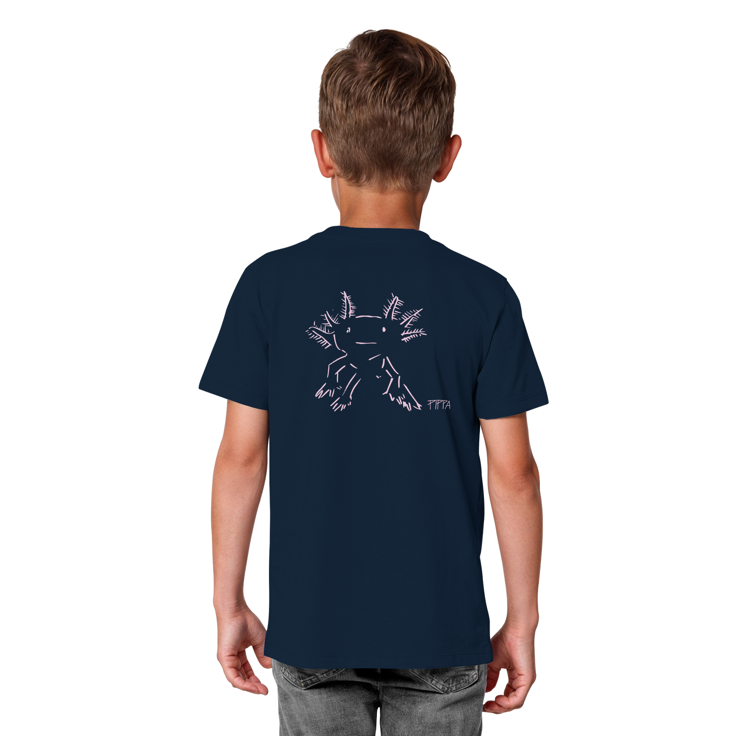 happy Axolotl - Kids Organic Shirt