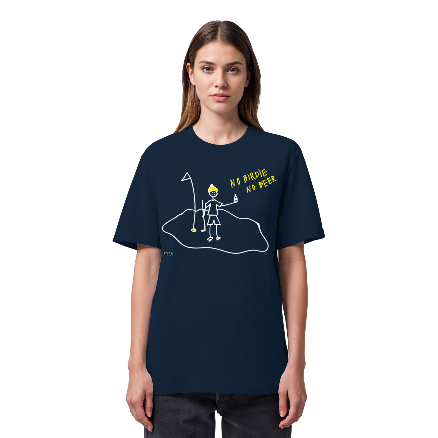 "No Birdie no Beer" - Organic Heavy T-Shirt