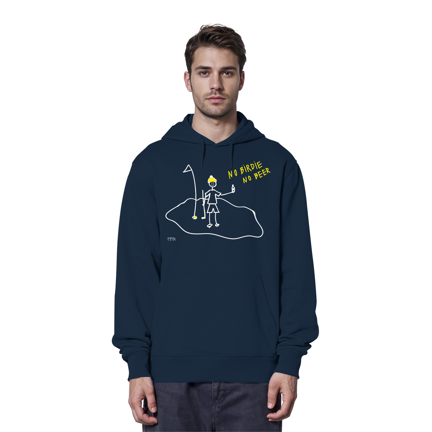 "No Birdie no Beer" - Organic Hoodie